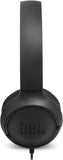 JBL Tune 500 Wired On-Ear Headphones with One-Button Remote/Mic - Black (Pre-Owned & Tested)